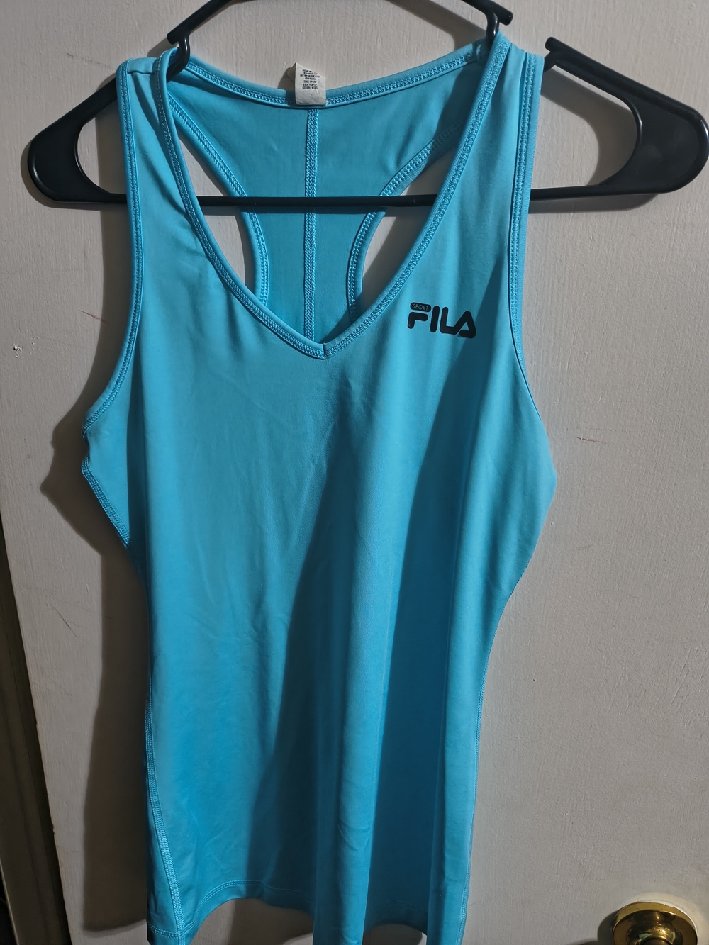 Fila Women’s Turquoise V-Neck Racerback Tank